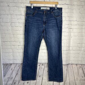 Barbell Apparel Jeans Mens 36x33 Denim Athletic Fit Stretch Pants D010